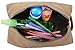 IBLUE Canvas Toiletry Bag Travel Dopp Kit Shaving Bag Makeup Cosmetic Organizer Bag