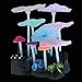 SunKni 7 Pcs Glow Fish Tank Decorations Plants Aquarium Decor Silicone Artificial Jellyfish Coral Waterweeds Sea Anemone Kelp Mushroom Lotus Coconut Tree Glofish Accessories & Resin Starfish (NO.2)thumb 4