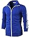 H2H Mens Active Slim Fit Track Jacket Zip-up Long Sleeve Training Basic Designed