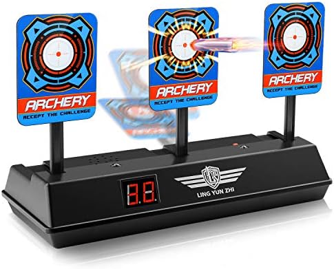 WILLNORN Targets for Nerf Guns Electric Scoring Auto Reset Shooting Digital Target for Nerf Guns Nstrike Elite Infinus Blaster