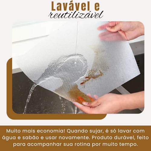 Forro de Gaveta 1,50m Antiderrapante em EVA - Protetor de Gavetas, Armários e Prateleiras, Lavável, Reutilizável e Multiuso para Cozinha, Banheiro e Geladeira - UpShop