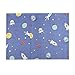 Kids Toddler Pillowcases 2 Packs 100% Cotton 14x19 Fits Toddler Crib Bedding Pillow 14x19, 13x18 Small Pillow (Navy Blue, Whales)