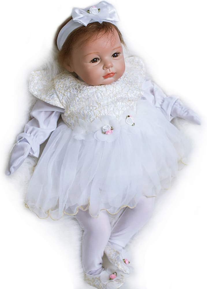 Prezzo LVYE1 Bambole Reborn Bambola Bambine 22 Pollice Silicone - Neonato Realistico Fatto a Mano A Prova di Bambino Non Toxic Mohair a Mano per Bambino da Ragazza Giocattoli Regalo Offerte
