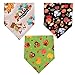 3 PCS/Pack Thanksgiving Dog Bandana Reversible Triangle Bibs Scarf Accessories for Dogs Cats Pets Large