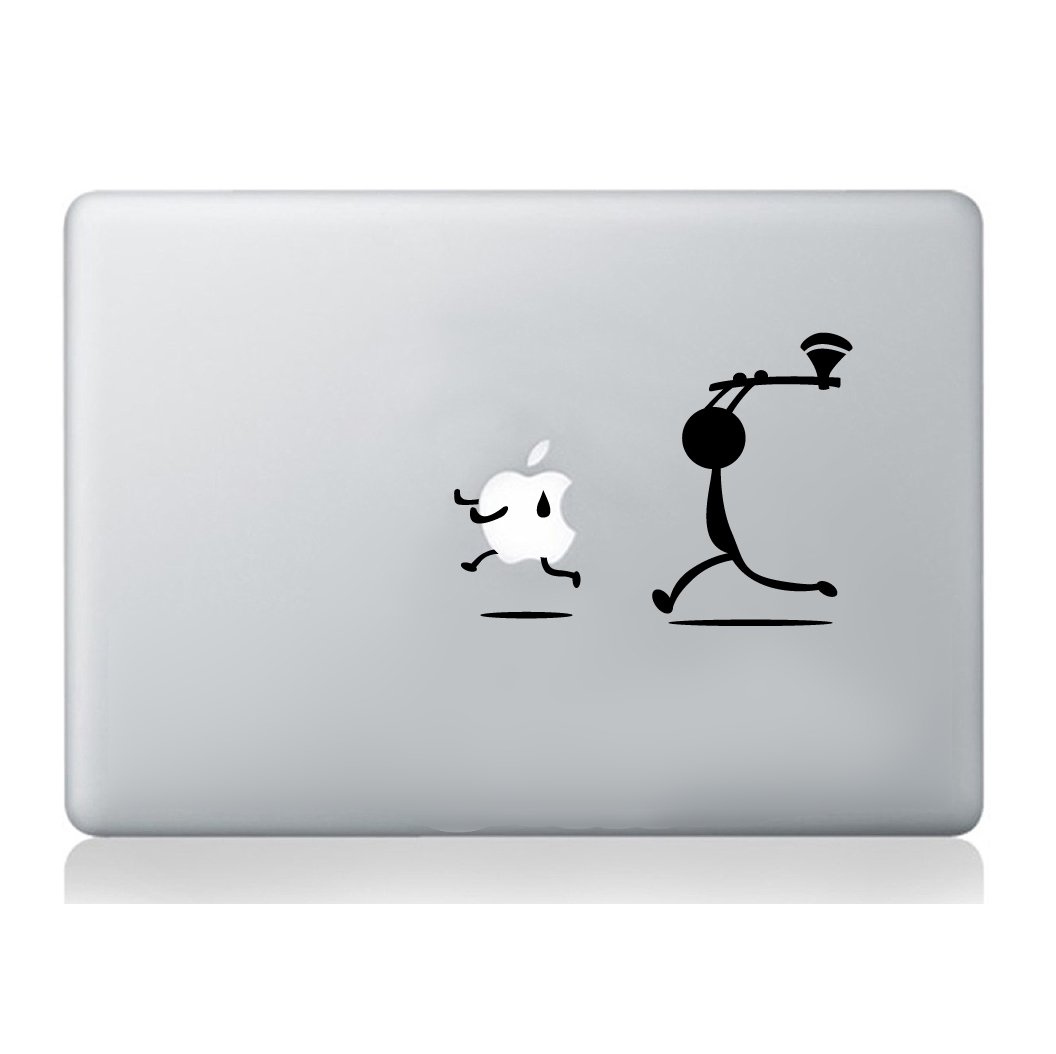 Man with Axe Stickers Laptop Decal Art Graphic Vinyl Funny Mural Apple MacBook Compatible