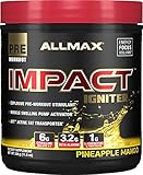 ALLMAX Nutrition Impact Igniter Pre-Workout Citrulline Malate Beta-Alanine NAC Pineapple Mango 11 6 oz 328 g