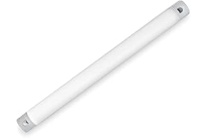 GUOML Hunter Steel Ceiling Fan Downrod, 12" Length,for Use with Hunter Ceiling Fans, White Finish