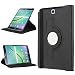 Samsung Galaxy Tab S2 9.7 Case,Dealgadgets 360 Degrees Slim Rotating Stand Leather Case Cover for Samsung Galaxy Tab S2 9.7-Inch Tablet (Black)