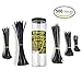 EvHenGO Cable Zip Ties - Assorted Sizes from 4 to 12 Inches - Black Tie Wraps - Heavy Duty, Self-Locking Nylon Cable Ties - 500 Pieces - Combo Pack
