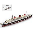 PLAYBUDDY Cruise Ship Building Kit, 1/400 SS Normandie Large Cruise Ship Model Assembly Ship Toy Sets, Creative MOC for Adults (3328PCS)