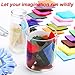 3000 Pieces Tissue Paper Colorful Square Tissue Paper Scrapbooking Gift Tissue Paper for Kids DIY Art Craft, 30 Colors, 2 Inches