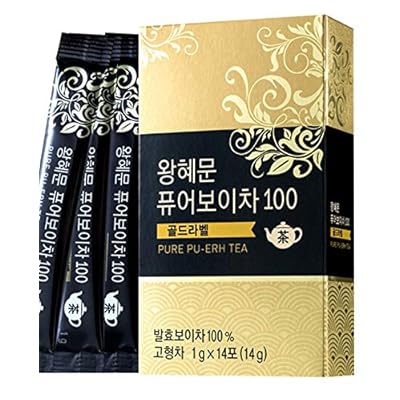 Buy Dr Moon Dr Wang Hye Moon S Pure Pu Erh Tea 100 Gold Label 1g X 14 Packets 100 Pure Pu Erh Tea From Yunnan Province 1300 Days Fermented High Antioxidant Natural Metabolism Booster