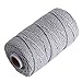 Stillness Crafts Macrame Cord 3mm Grey - Best for Macrame Plant Hangers Macrame Wall Hanging Macrame Supplies Cotton Yarn Macrame Rope