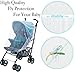 Rain Cover - Mosquito Net - Stroller Rain Cover and Baby Mosquito Net (2-Piece Set) Waterproof, Windproof Protection - Travel-Friendly, Outdoor Use - Easy to Install and Remove