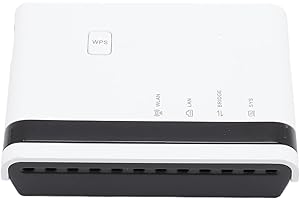 Sanpyl Wireless Print Server, 10/100Mbps USB Printer Server, Support Wired Wireless Standalone Modes Support 4 Printers (US P