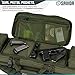 Savior Equipment Urban Warfare Tactical Double Carbine Long Rifle Bag Gun Case Firearm Backpack w/Pistol Handgun Case - 46 Inch Olive Drab Green