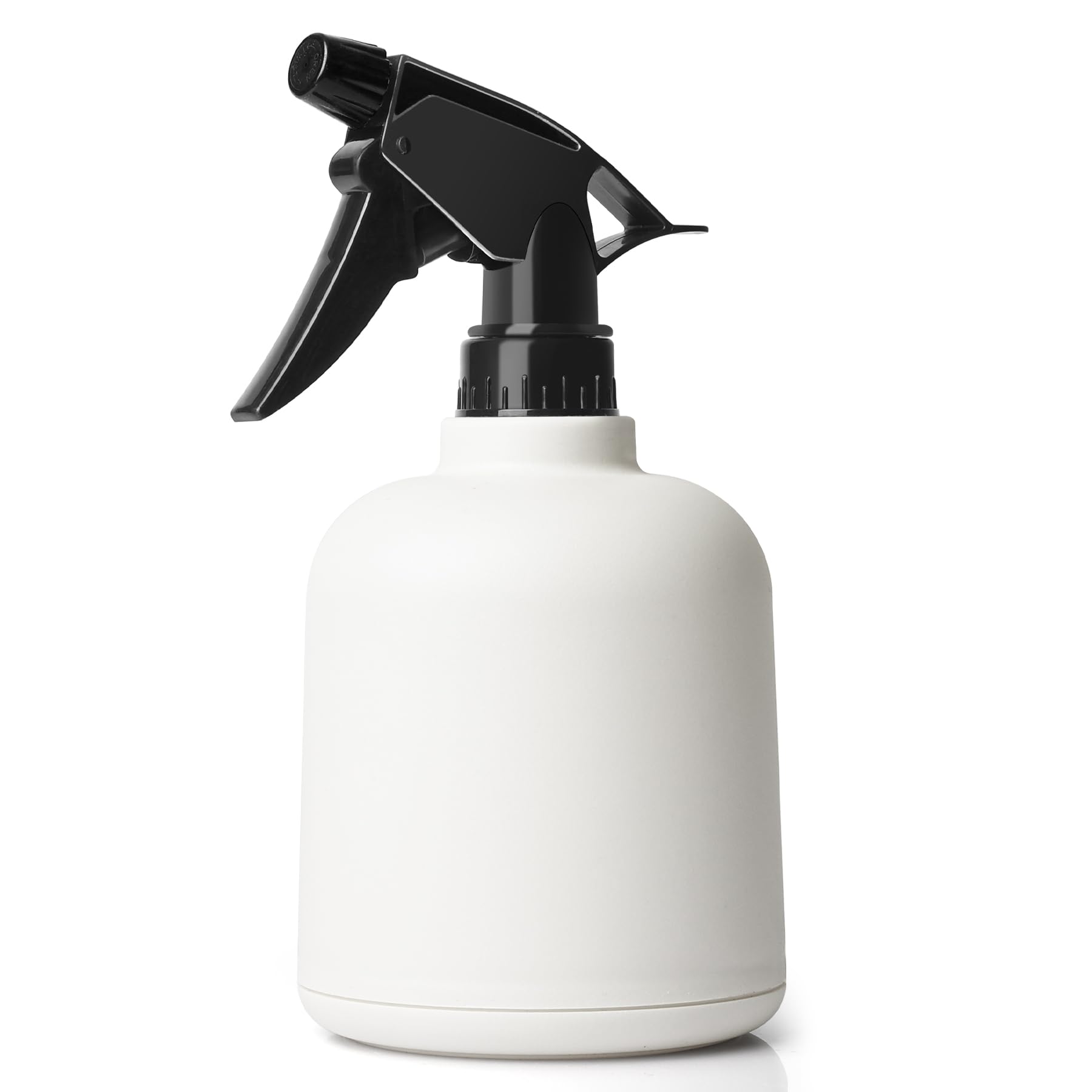 T4U Plastic Plant Mister, Fine Mist Spray Bottle with Top Pump Trigger, Indoor Plant Watering Can Water Sprayer for Flowers Herbs Plants Home Garden White (600ML)