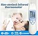 Forehead Thermometer,P-JING Non-Contact Infrared Thermometer Digital Clinical Instant Professional Fever Temperature Infrared Scanner for Baby,Kids,Toddlers,Home with Bilingual Celsius Fahrenheit