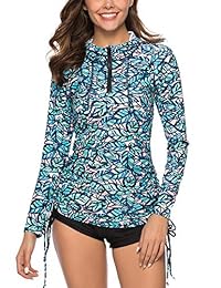 Traje de baño con capucha y protección solar UV para dama