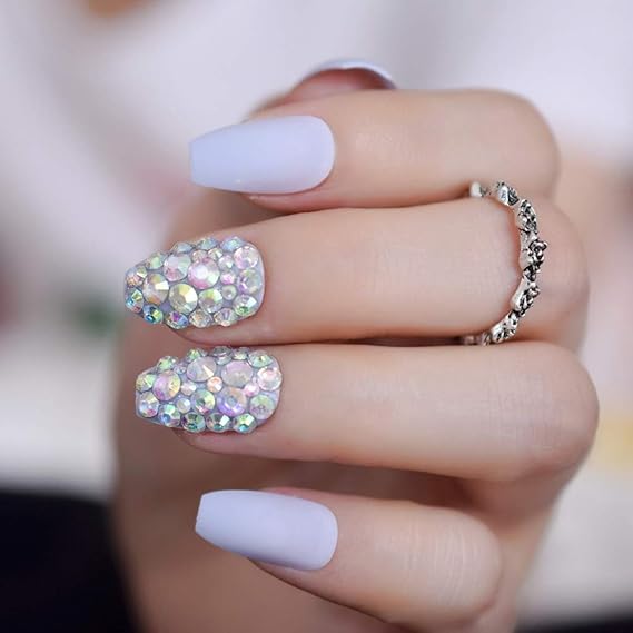 Amazon Com Coolnail Ab Chameleon Rhinestones Ballerina Light
