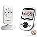 Video Baby Monitor with Camera and Infrared Night Vision, Two-Way Talkback, and Temperature Monitor - Long Range, Monitor Your Baby All Round The Clock,Include 2 Piece Outlet Protector … (2.4'')