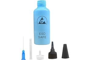 65mL Alcoholic Bottle Dispenser with Stainless Steel Needle Glues Droppers for Phone Electronics Board