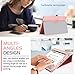 BENTOBEN Galaxy Tab A 10.1 Case,Slim Lightweight PU Leather Glitter Shiny Stand Smart Folio Cover with Auto Sleep/Wake Feature for Samsung Galaxy Tab A 10.1 Inch SM-T580 T585(No Pen Version),Rose Gold