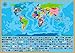 Hiberno Scratch the World Travel Map, USA States and all Countries Flags, Premium Quality Paper, Track your Travels + FREE Scratch Pen