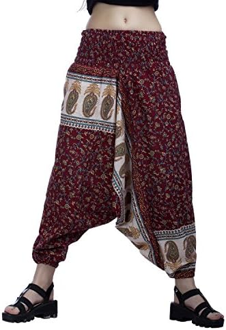 Indi Bargain Cotton Printed Harem Trouser Girls/Women (Stretchable - Medium to XL Fit)