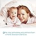 First Protector ORGANIC Cotton Crib Mattress Protector - 100% Waterproof, Hypoallergenic - Premium Fitted Organic Cotton/ Washer/Dryer Friendly