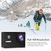 Action Camera Sport Camera 1080P Full HD Waterproof Underwater Camera with 140° Wide-Angle Lens 12MP 2 Rechargeable Batteries and Mounting Accessories Kit - Black03