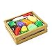 Liberty Imports 20 Pcs Kitchen Cutting Vegetables Crate Pretend Food Playset