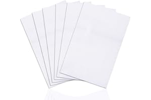6 Pieces Classic Reserve Aida Cloth Cross Stitch Cloth, DaKuan 11 Count Cross Stitch Fabric, White, 12 by 18-Inch
