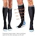 Cambivo 2 Pairs Compression Socks for Women & Men, fit for Running, Athletic Sports, CrossFit, Flight, Travel, Pregnancy, Nurses, Enhance Circulation & Speed-up Muscle Recovery (20-30 mmHg)