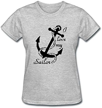 Timwood Women's I Love My Sailor Short Sleeve T-Shirt