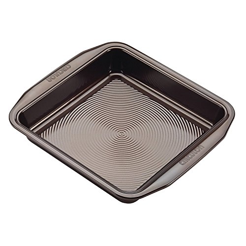 Click Here to See More Images New 9 Inch Chocolate Square Non Stick Steel Baking Cake Pan with Kitchen Tools Combo