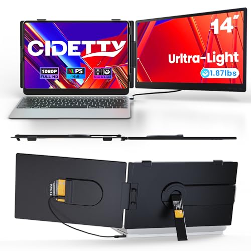 CIDETTY 14" Dual Portable Monitor