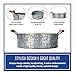OUTSHINE Galvanized Metal Rustic Tray for Centerpieces countertop Coffee Table Wedding Table Decorations (Galvanized Gold Rim)