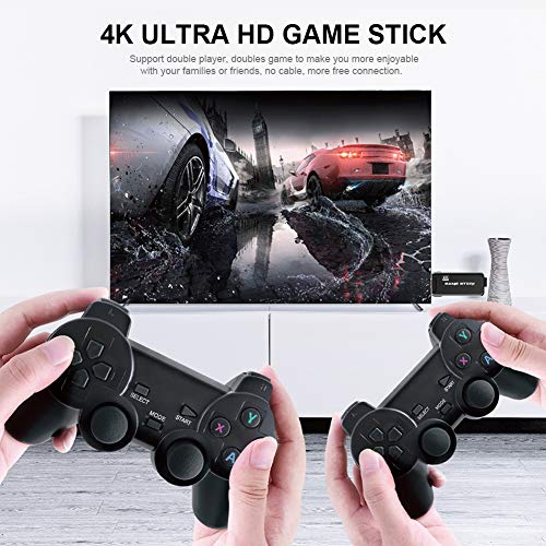 Insuwun Usb Wireless Console Game Stick 2 4g Wireless Gamepad Hdmi Output Dual Player Built In