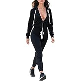 Womens Sweatsuits 2 Piece Set Zip Up Hoodie Lounge Sets Long Sleeve and Pants Tracksuit Casual Jogger Sets