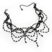 Victorian Style Black Beaded Choker