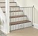 Storkcraft Easy Walk-Thru Metal Safety Gate (Gray) – 27 Inches Tall, Easy to Install, Pet-Friendly, Durable Metal Hardware, Ideal for Children and Larger Pets