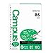 Kokuyo Campus Loose Leaf Paper for Binders, Sarasara Smooth Writing, B5, Plain Ruled, 26 Holes, 100 Sheets, pH Neutral, Bleed Resistant, 75gsm, Japan Import (NO-837WEN)