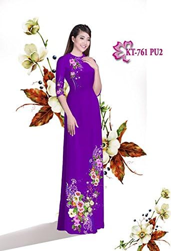 Ao Dai - Traditional Viet Nam Vietnamese Long Dress Collections With Pants - Silk 3D - Custom- All Sizes