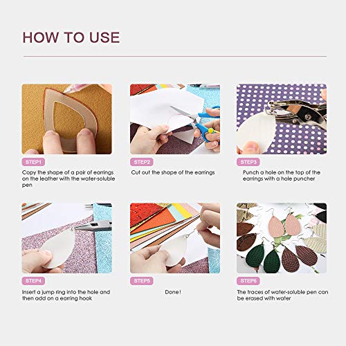 3 Caydo+Leather+Instructions+Template+Earrings