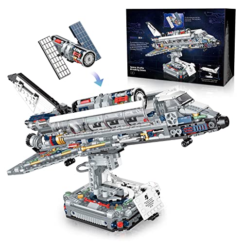 YESHIN Space Shuttle Bausteine Modell Kit, Weltraum Spielzeug Set als Geschenk/Sammlerstücke/Ausstellungsgegenstände