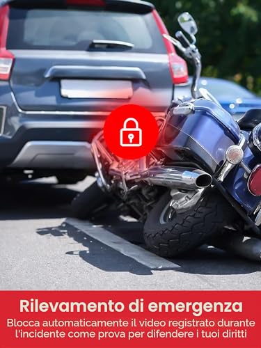 INNOVV K6 Motorcycle Dashcam, Dual Channel QHD 2K+1080P IP67 Waterproof Mini Motorcycle Camera with Wi-Fi, 120¡ã Golden Angel, G-Sensor Detection, Support 256GB (SD Card Not Included)