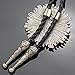 Vintage Silver Sun Faux Obsidian Leather Line Dance Rodeo Western Cowboy Bolo Bola Tie