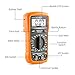 AIDBUCKS PM8233B Entry-Level Digital Multimeter AC/DC Voltage Tester Measure Frequency Resistance Capacitance Diode Continuity - Includes Battery