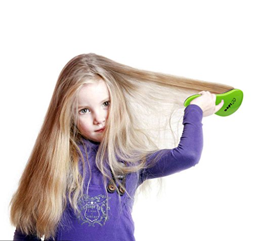 CCIDEA Detangling Brush - Glide Thru Detangler Hair Comb or Brush - No More Tangle - Adults & Kids (green) - Thumbnail 7